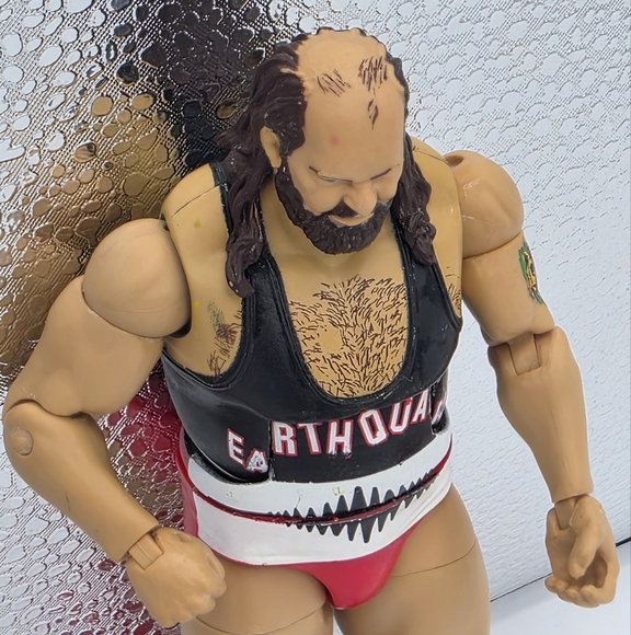 WWE Mattel Elite Series Earthquake Natural Disaster Then Now Forever Figure - Picture 3 of 12